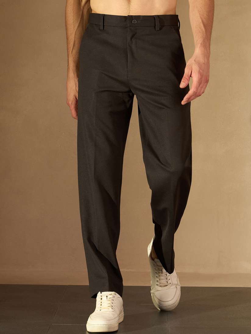 Men's Formal Wear Black Color Chinos