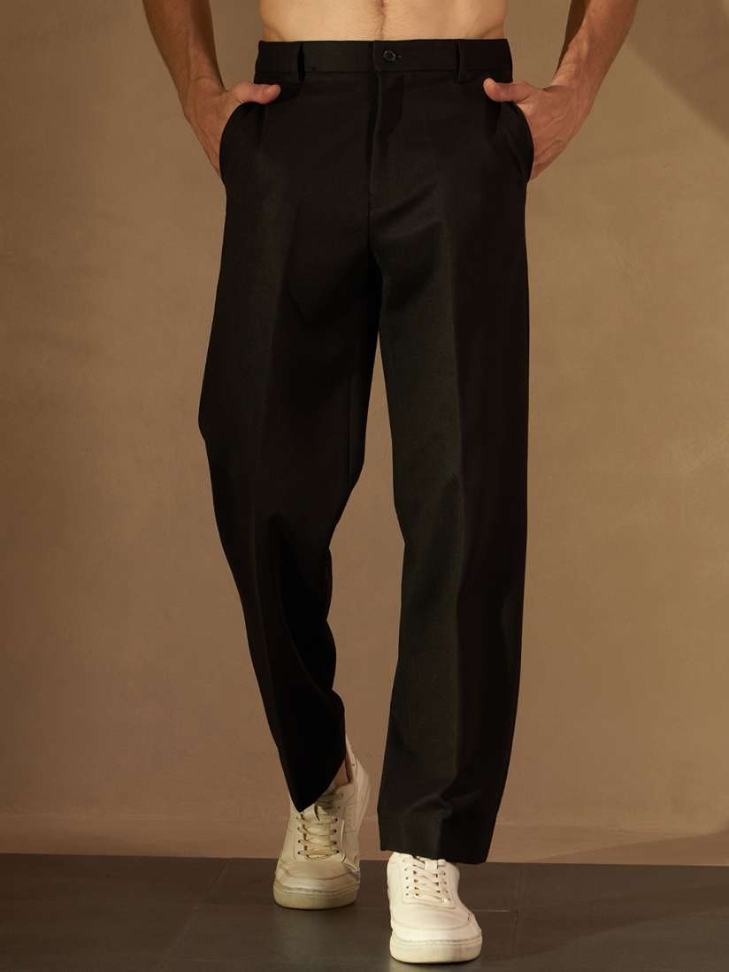 Men's Latest Black chinos wear