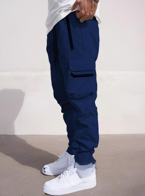 Men's wear Cargo's with Blue color pure cotton