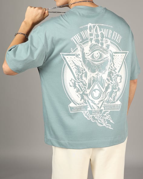 Oversized Back Custom Graphic Tee