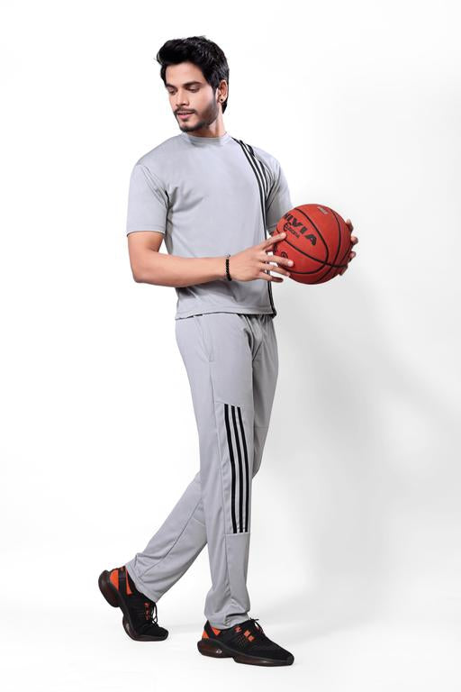 Men's Modern Fit Grey Co-ord Set