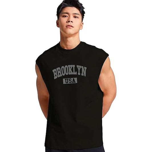 Brooklyn Sleeveless Cotton Tang-top