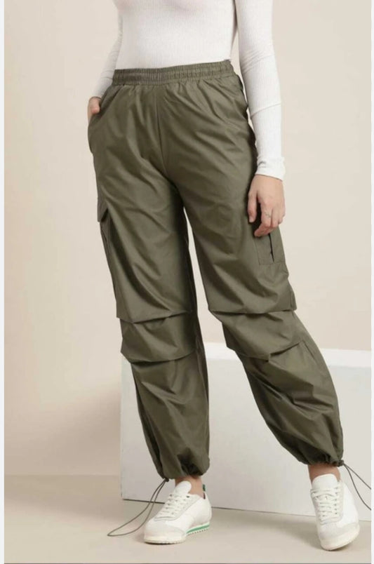 Women's Dark Green Jogger-stylish