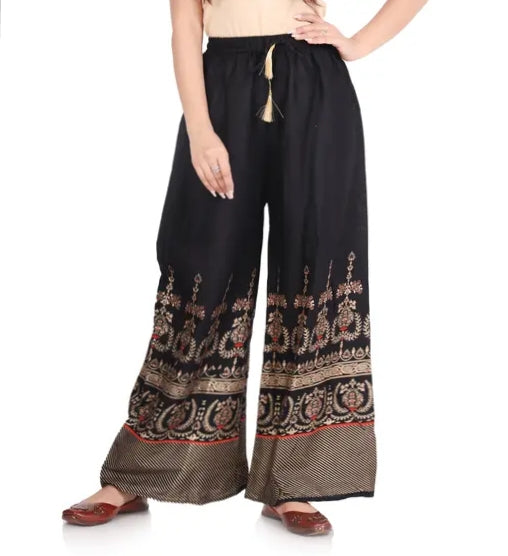 Black and Gold Palazzo