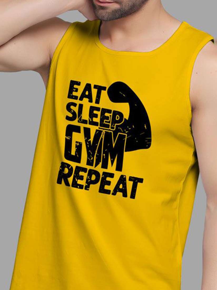 Men’s Graphic Sleeveless Tang-top