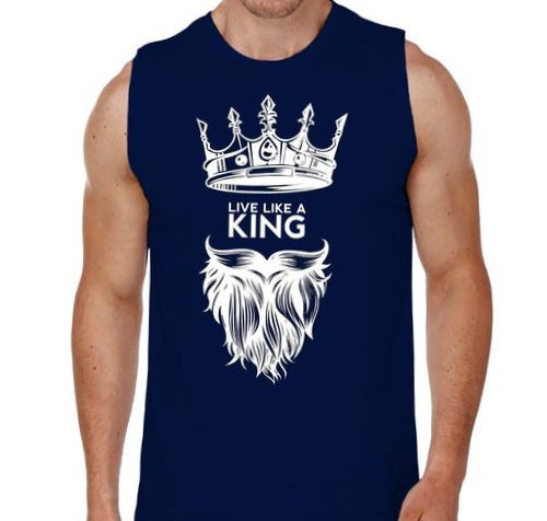 Men’s Graphic Sleeveless Tang-top