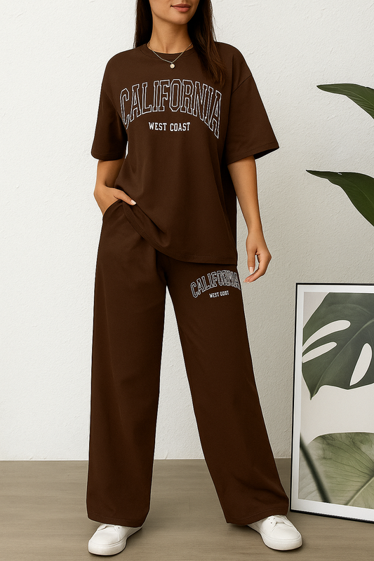 Women's Brown Co-ord Set