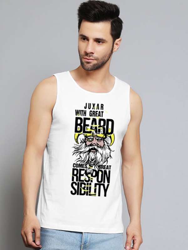 Men’s Graphic Sleeveless Tang-top